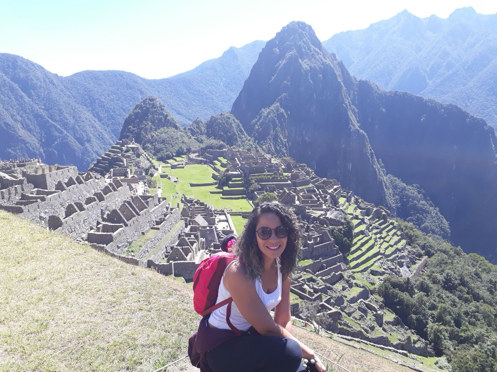 Vivian em Machu Picchu em 2018